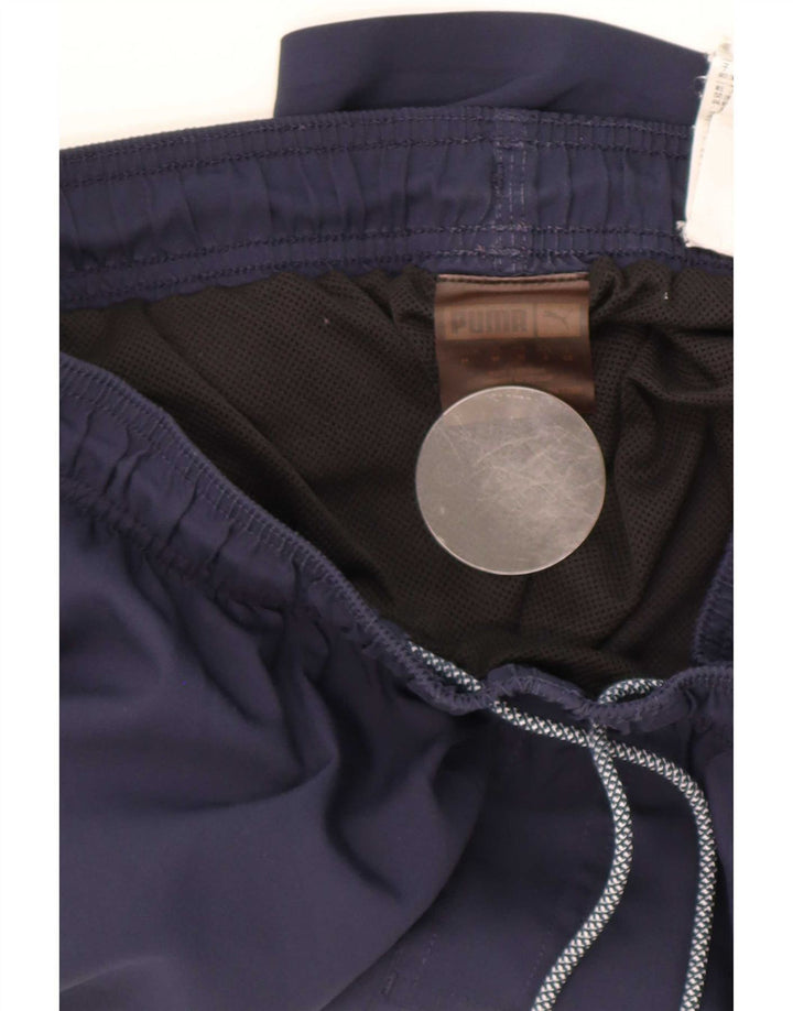 Pantaloni scurți sport Puma pentru bărbați, poliester, albastru, mediu