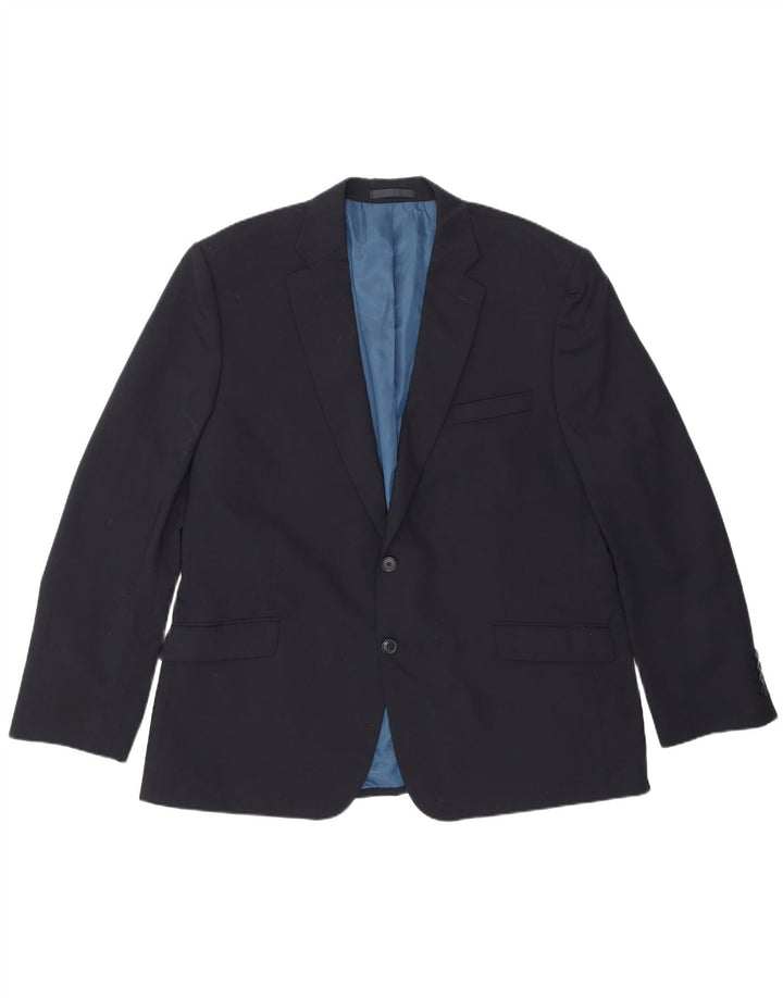 Marks & Spencer Veste blazer à 2 boutons pour homme UK 38 Bleu marine moyen classique