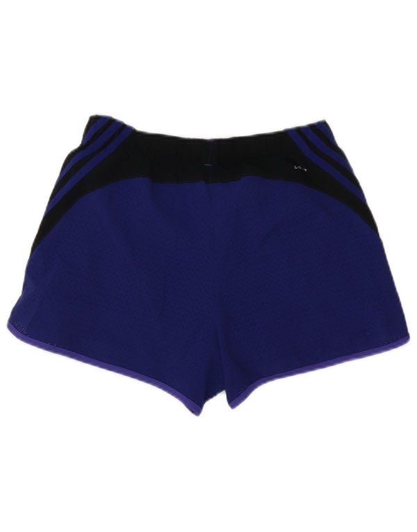 Pantaloncini sportivi Nike Climalite da donna UK 8/10 Small Blue Colourblock