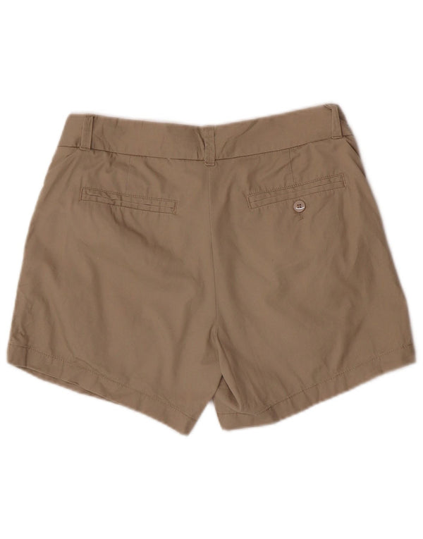 J. Crew Shorts feminino quebrado em chino EUA 4 pequeno W28 algodão cáqui