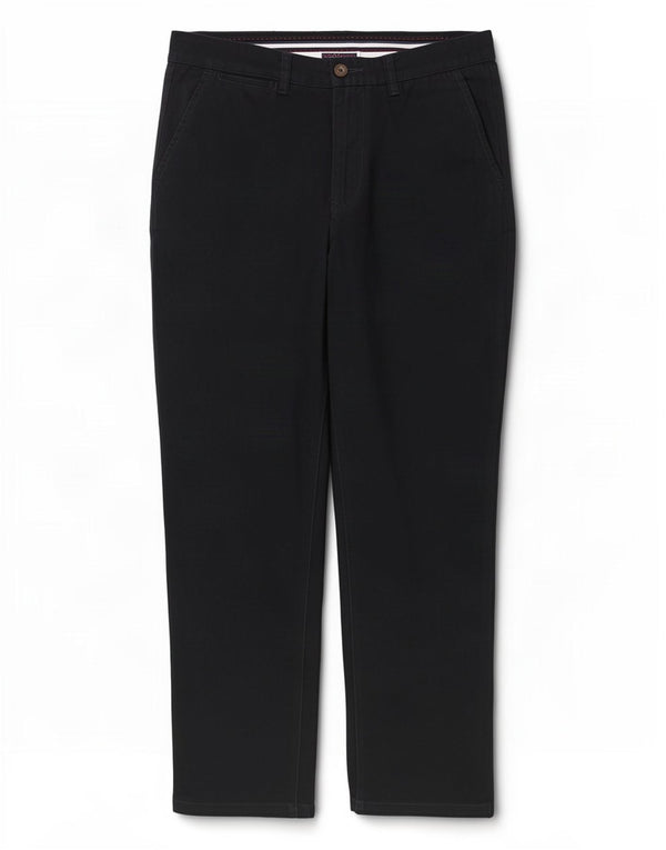 Crew Clothing Mens Slim Fit Chino Calças W34 L29 Azul Marinho Algodão
