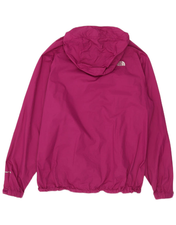 Женская оверсайз-дождевик The North Face с капюшоном, Великобритания 18 XL, фиолетовый нейлон