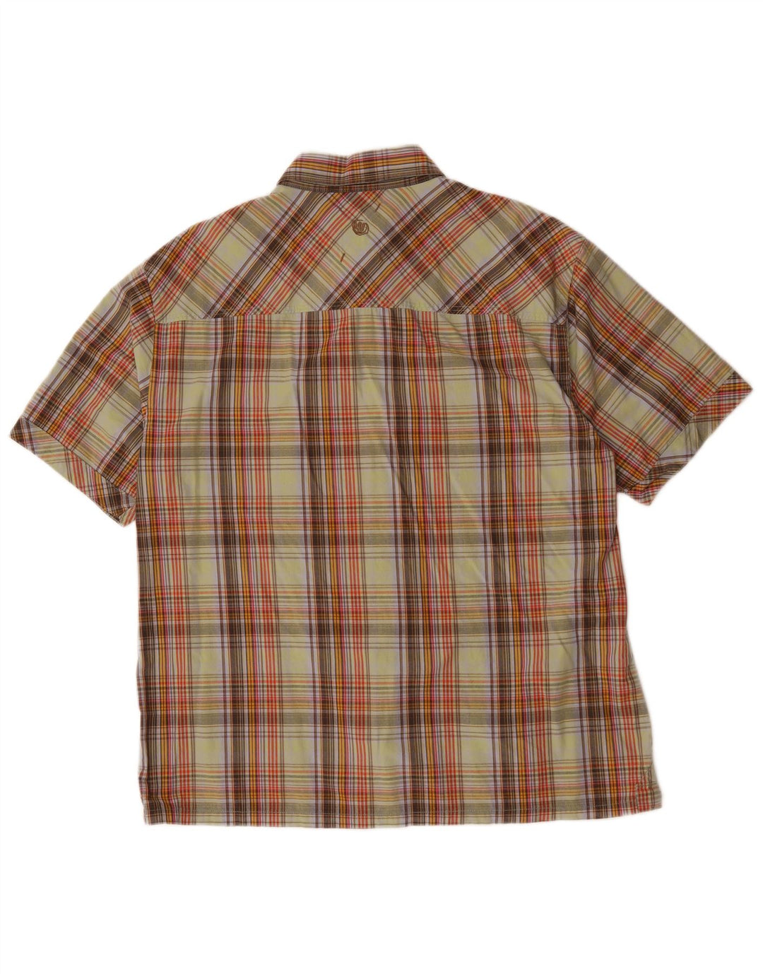 Fat Face Mens Short Sleeve Shirt Large Multicoloured Check Cotton