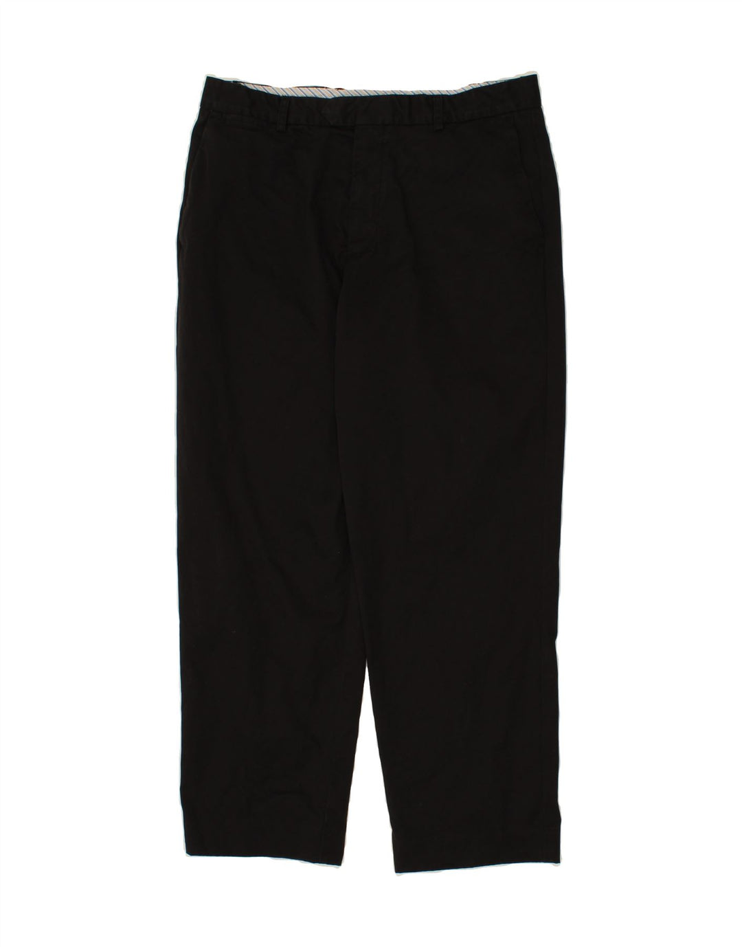 IZOD Mens Straight Suit Trousers W36 L29 Black Cotton Vintage Izod and Second-Hand Izod from Messina Hembry 