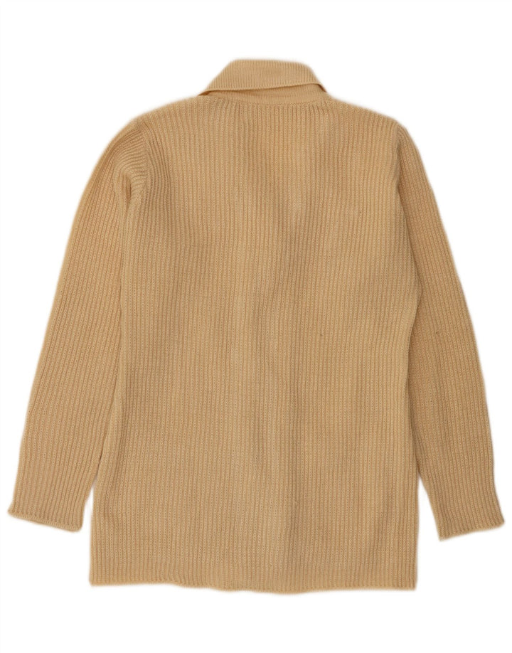 Vintage Womens Cardigan Sweater UK 12 Medium Beige