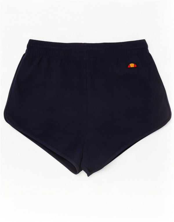 Ellesse Womens Hot Pants UK 6 XS Navy Blue Cotton