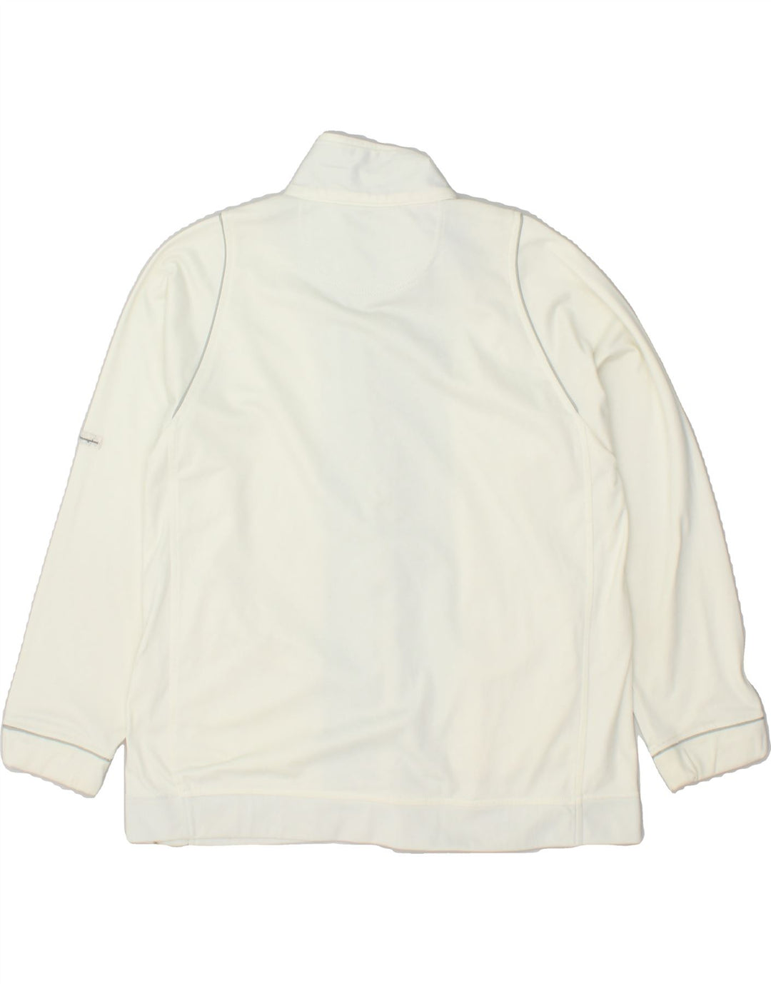 CHAMPION Womens Tracksuit Top Jacket UK 18 XL Off White Polyester Vintage Champion and Second-Hand Champion from Messina Hembry 