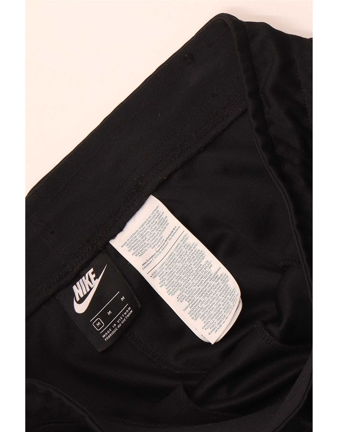 Nike Mens Graphic Tracksuit Trousers Joggers Medium Black Polyester