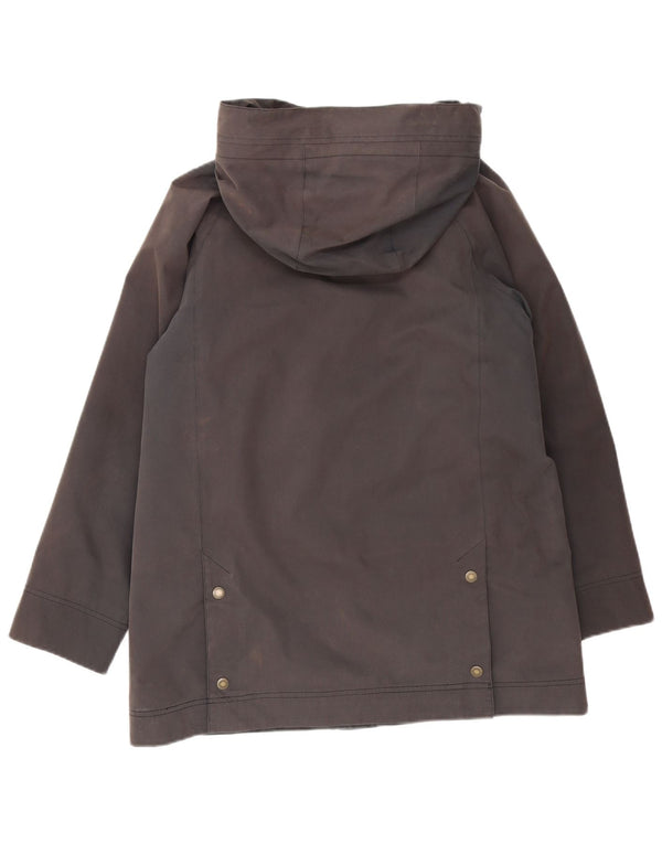 Giacca Parka oversize con cappuccio da donna Barbour UK 10 Small Cotone grigio