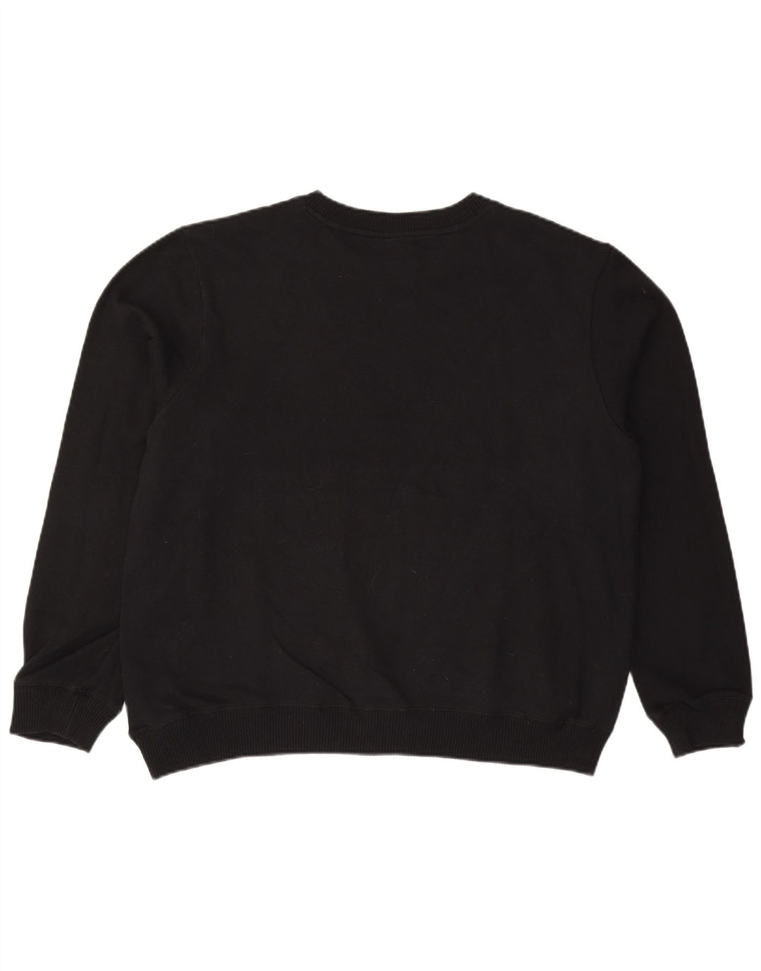 STARTER Womens Oversized Sweatshirt Jumper UK 18 XL Black Cotton