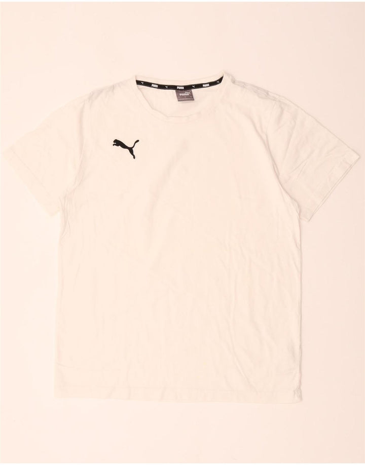 T-shirt męski Puma, duży, biały, bawełniany
