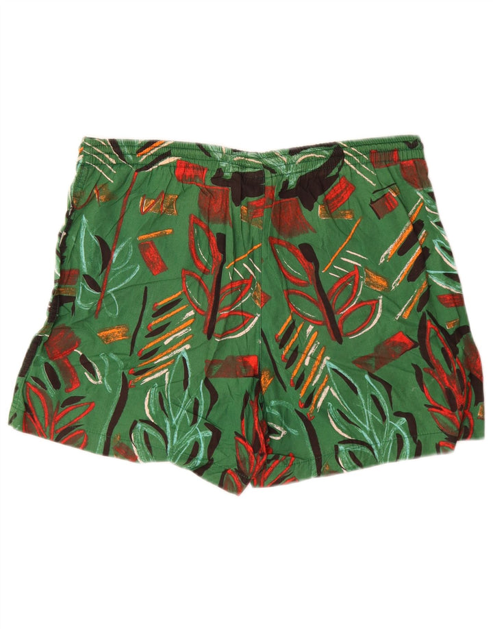 Belfe Mens Shorts IT 46 Small W30 Green Floral