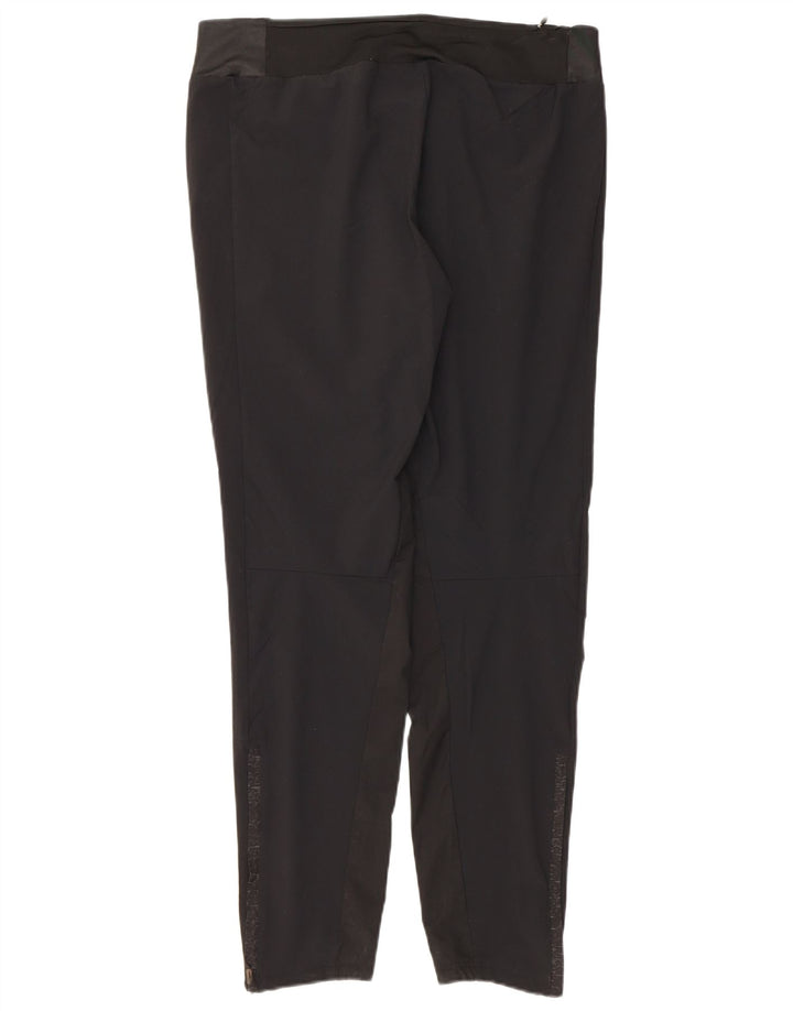 ADIDAS Womens Supernova Tracksuit Trousers UK 12/14 Medium Black Polyester