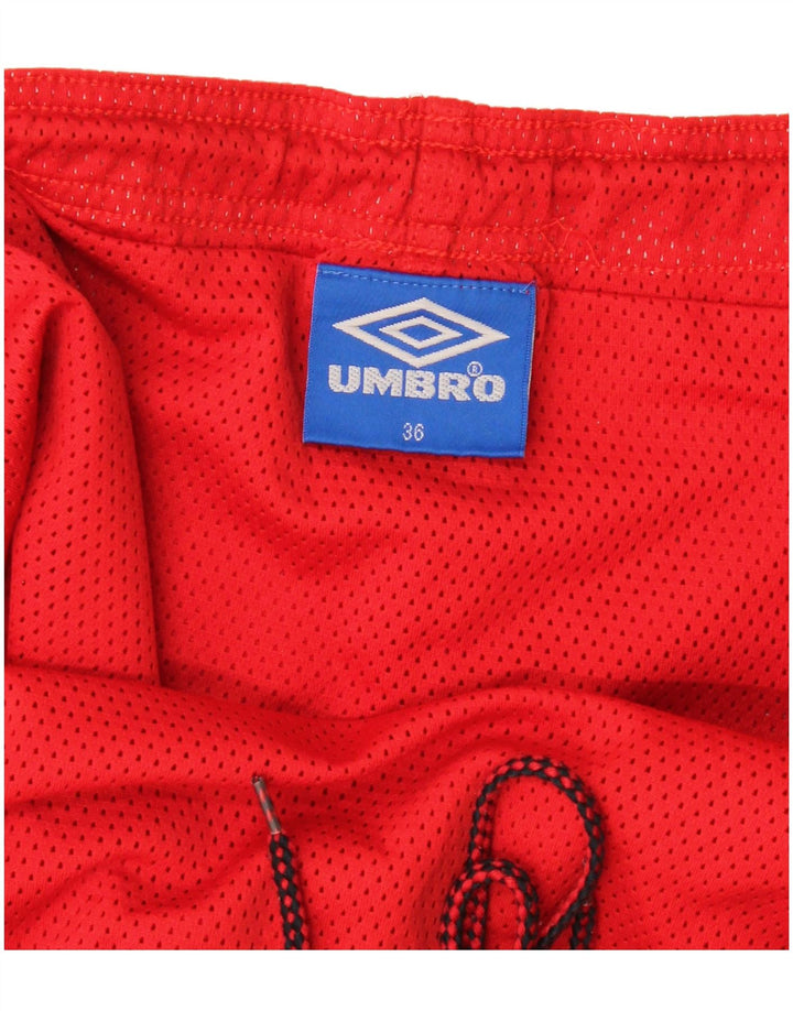 Umbro Mens Sport Shorts Large Red
