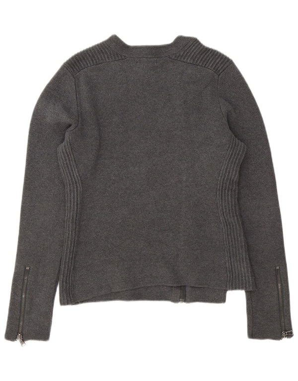 Gap ženski kardigan pulover UK 14 srednje sivi