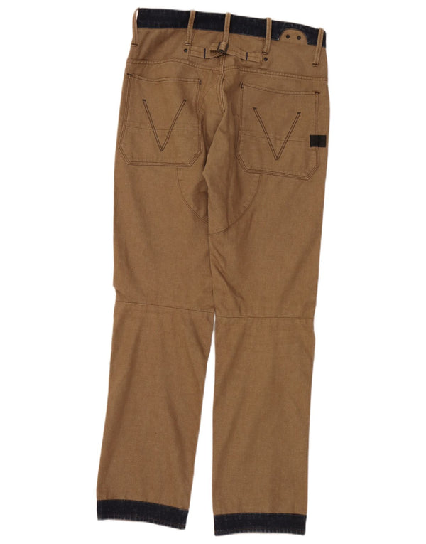 G-Star Mens Tapered Cargo Trousers W30 L32 Beige Linen