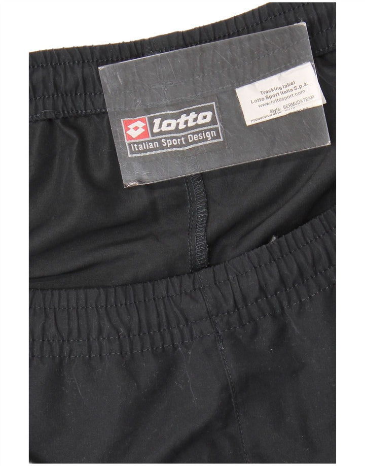 Pantaloncini sportivi da uomo LOTTO grandi neri