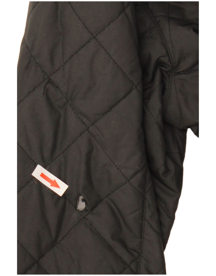 Schoffel Dame Oversized Quiltet Jakke UK 10 Small Black Polyester