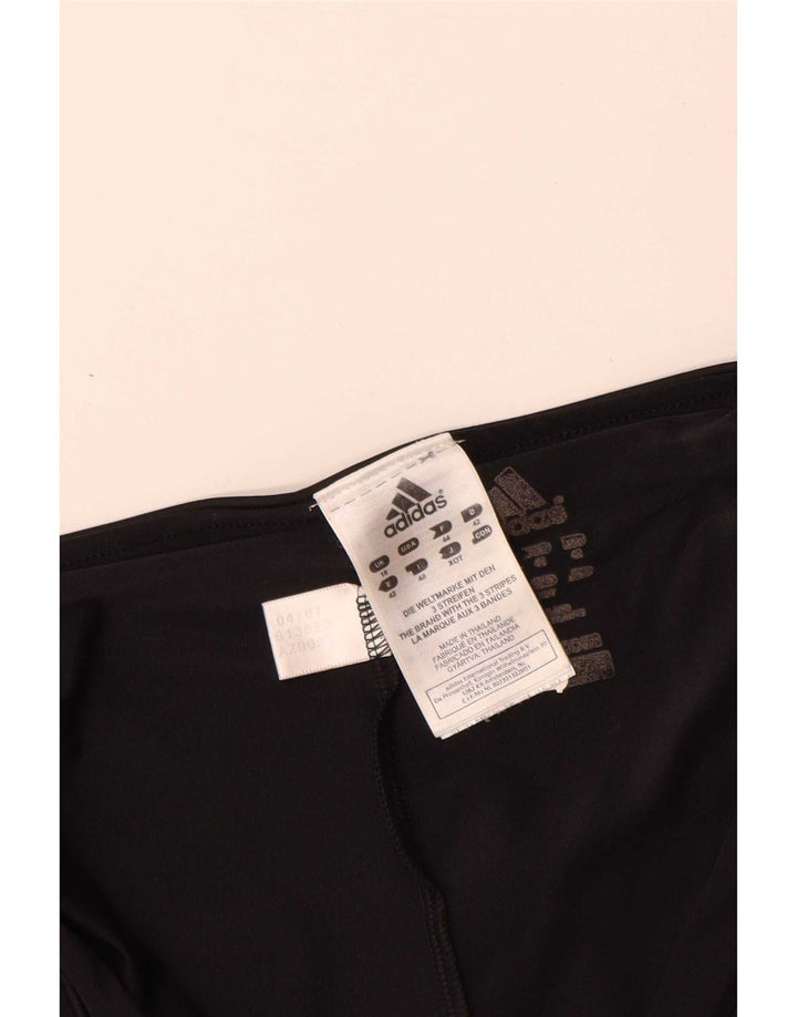 Adidas Womens Tennis Skirt UK 14 Medium Black Polyester