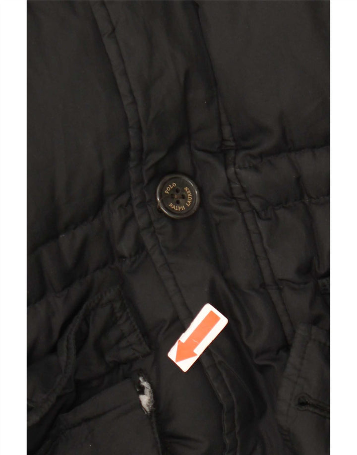 Polo Ralph Lauren drenge polstret frakke 8-9 år medium sort polyester