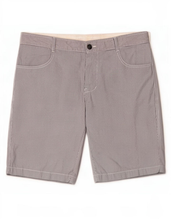 Pantaloncini casual da uomo Benetton IT 48 Medium W38 Blu a righe