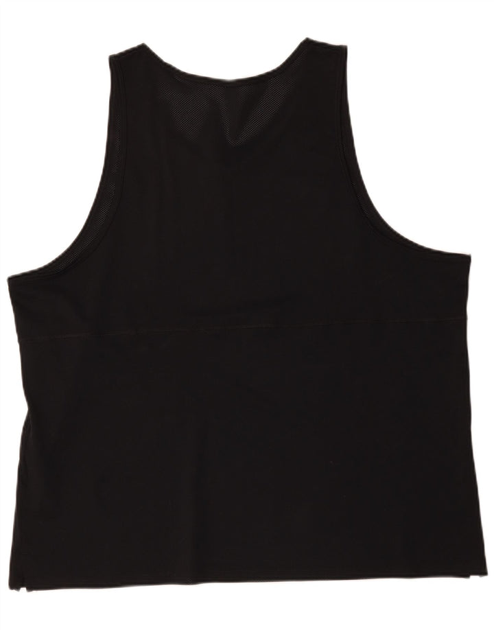 Nike Herren Dri Fit Weste Top 2XL Schwarz Polyester