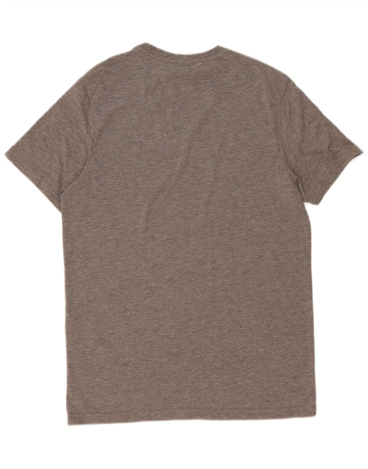 Lyle & Scott Mens T-Shirt Top Medium Grey Flecked Polyester