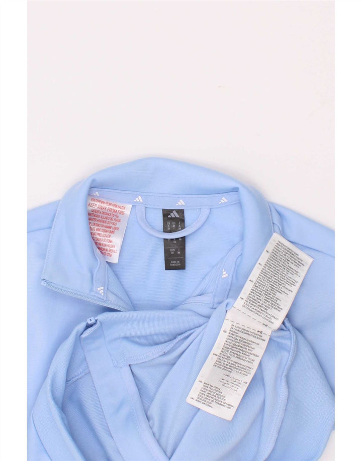 Adidas Chicos Climacool Chándal Top Chaqueta 2-3 Años Azul Poliéster