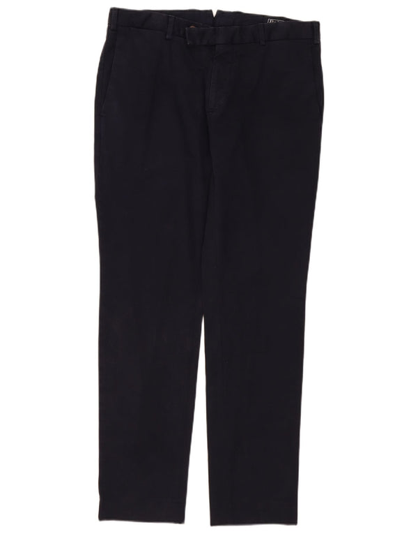 Мужские узкие брюки-чиносы Polo Ralph Lauren W32 L31 темно-синие, хлопковые