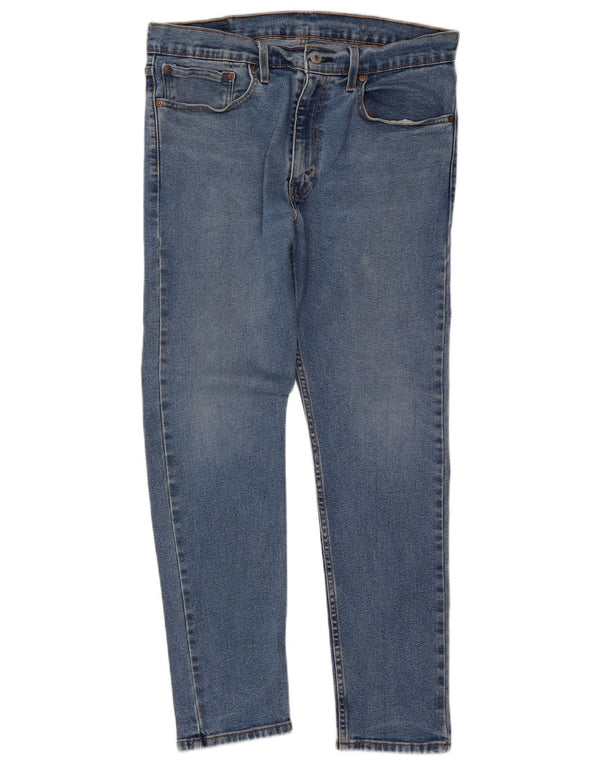Levi's Mens 512 Slim Tapered Jeans W34 L30 Blue Cotton