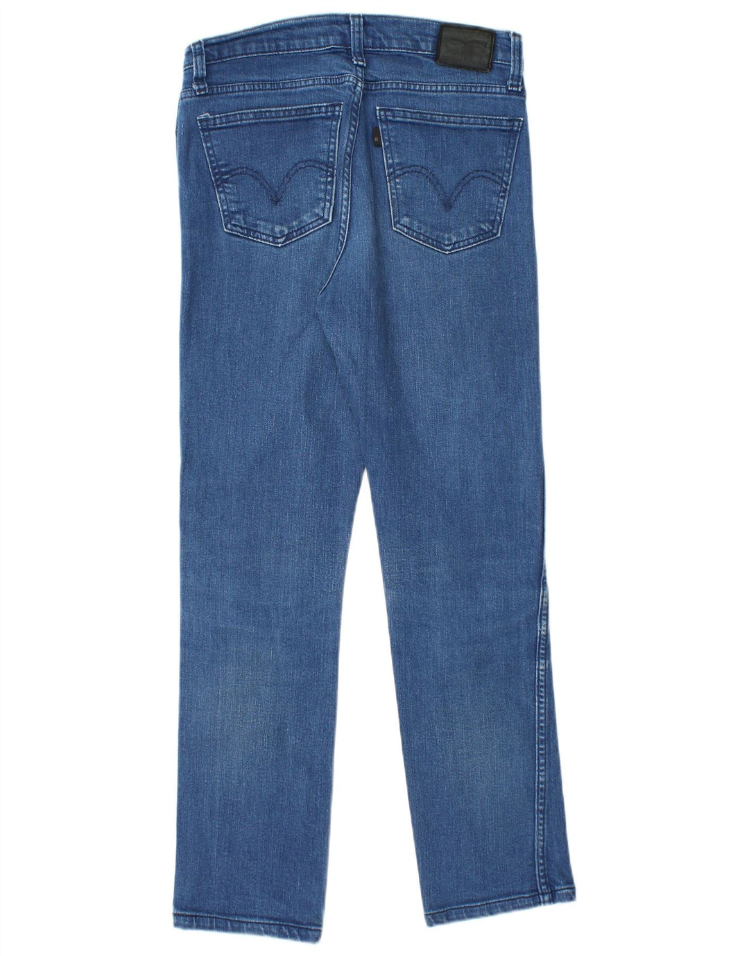 LEVI'S Womens Straight Jeans W28 L28 Blue Cotton
