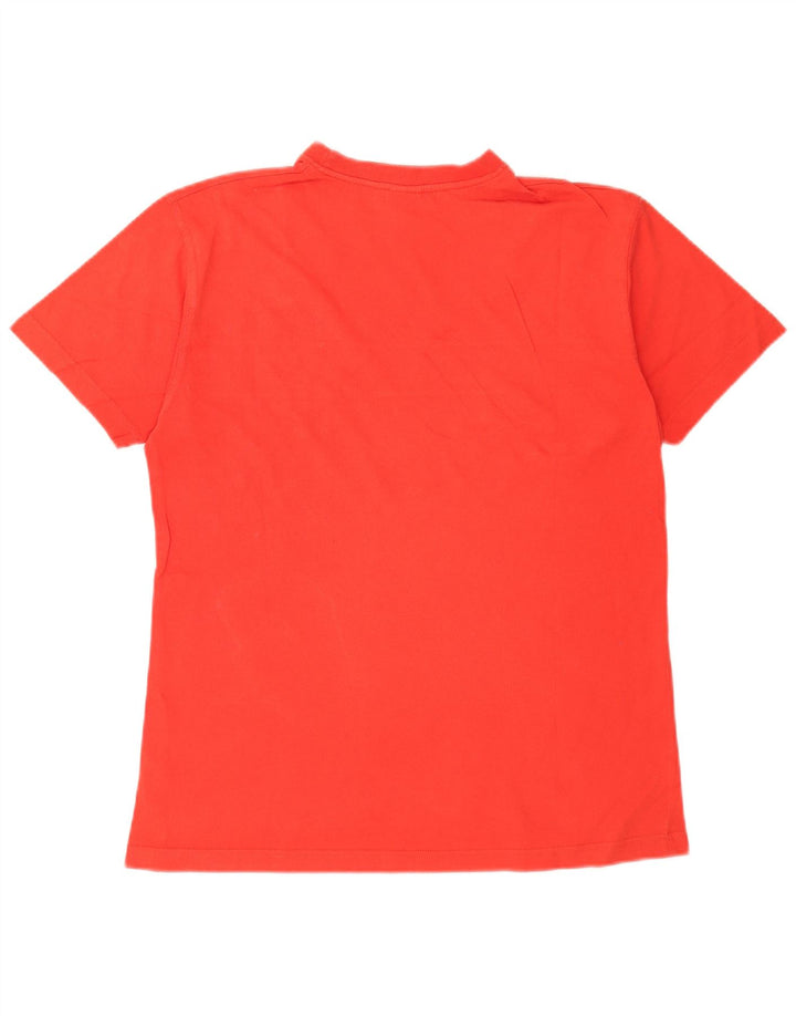 Reebok Herren T-Shirt Top Small Rot Baumwolle