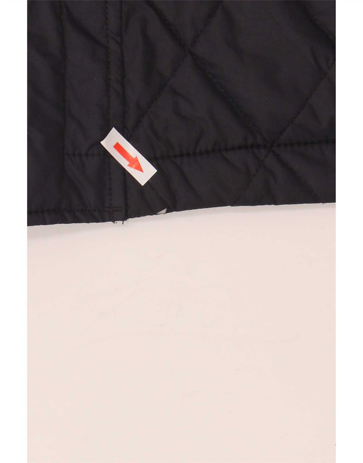 Adidas Herren Wattierte Jacke UK 38 Medium Schwarz Polyester