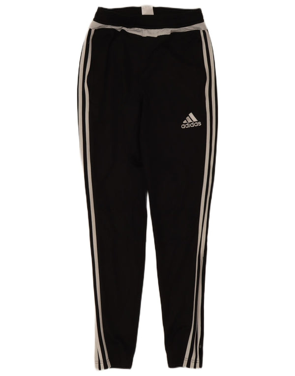 Adidas Mens Climalite Tracksuit Trousers XS Black Colourblock Polyester