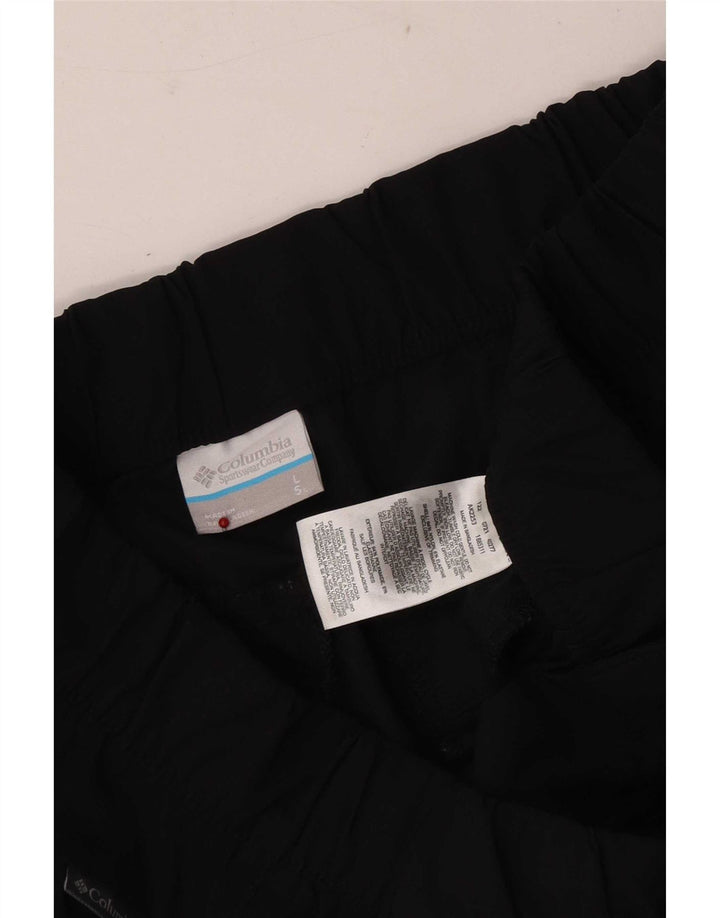 Pantaloncini sportivi regolari da uomo Columbia, grandi, in nylon nero