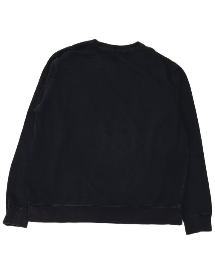 Marks & Spencer Mens Regular Fit Sweatshirt Jumper 3XL Navy Blue Cotton