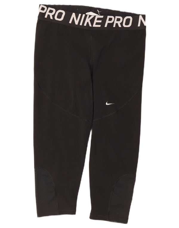 Leggings Nike Dri Fit Capri da donna UK 18 XL poliestere nero