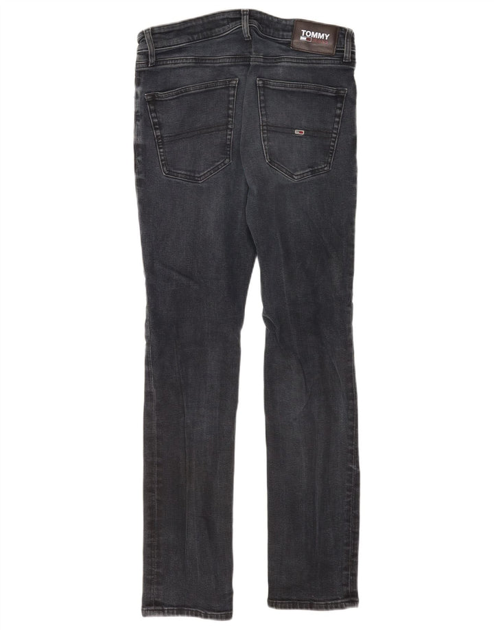 Tommy Hilfiger Mens Slim Jeans W32 L32 Grey Cotton