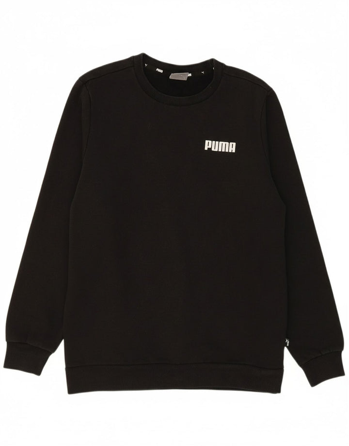 PUMA Mens Sweatshirt Jumper Small Black