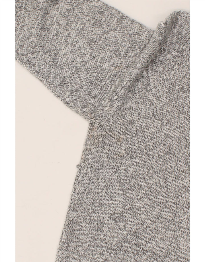 VINTAGE Womens Cardigan Sweater UK 14 Large Grey Vintage Vintage and Second-Hand Vintage from Messina Hembry 