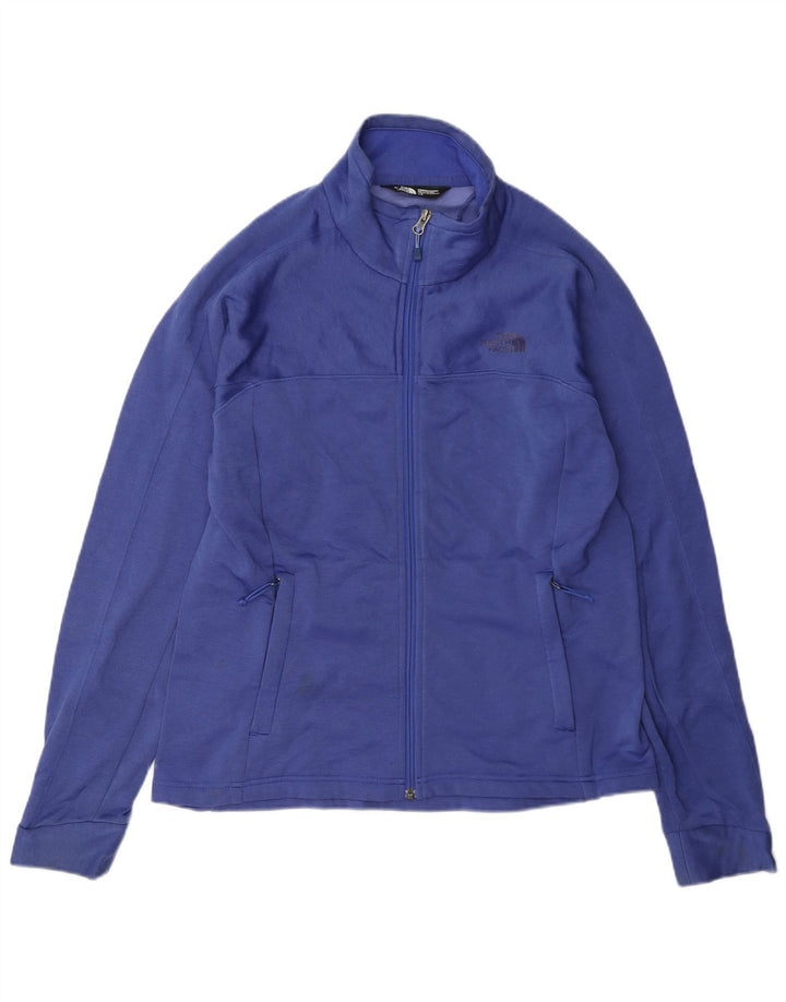 The North Face Damen-Trainingsanzug-Oberteiljacke UK 16 Large Blau Polyester