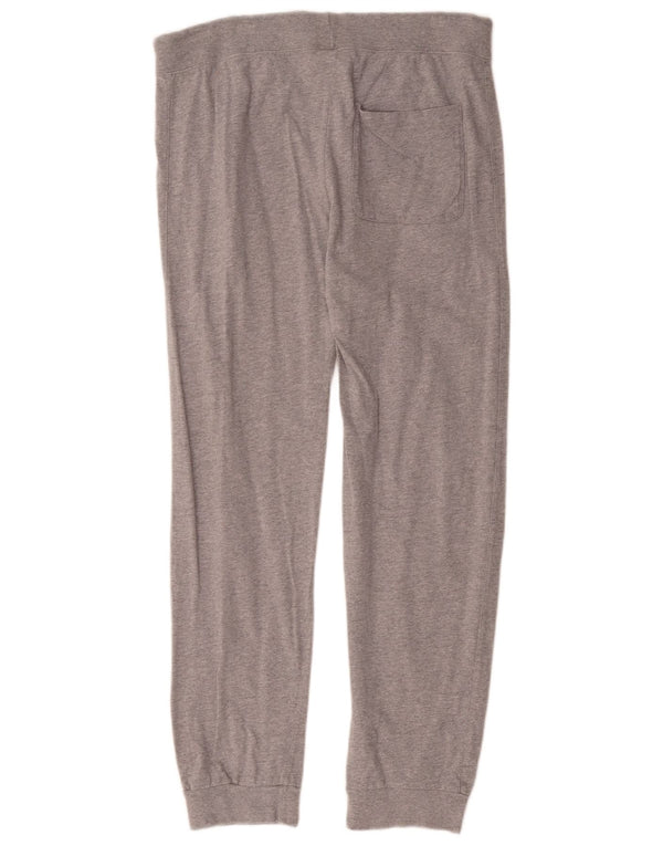 Champion Pantalon de survêtement pour femme Joggers UK 16 Large Gris Moucheté Coton