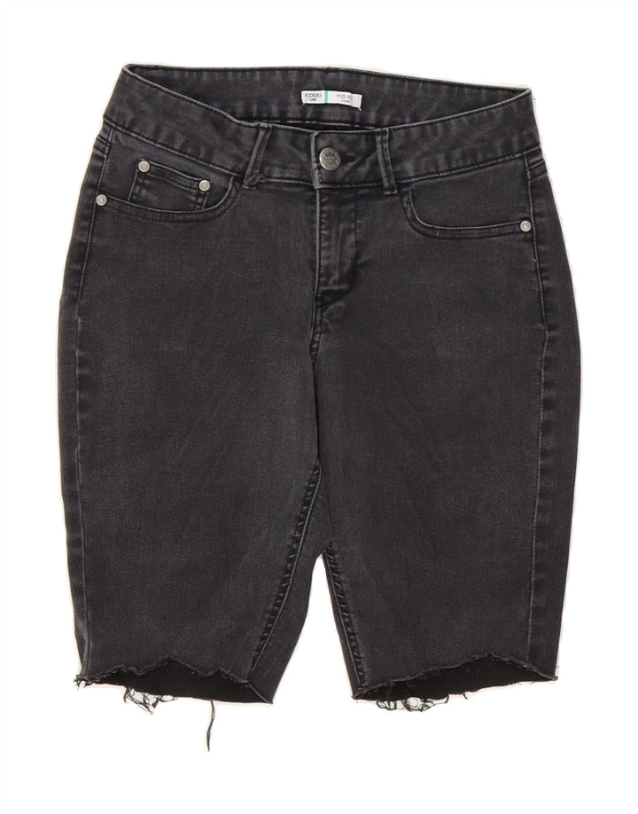 LEE Womens Mid Rise Denim Shorts US 8 Medium W28  Grey Cotton Vintage Lee and Second-Hand Lee from Messina Hembry 
