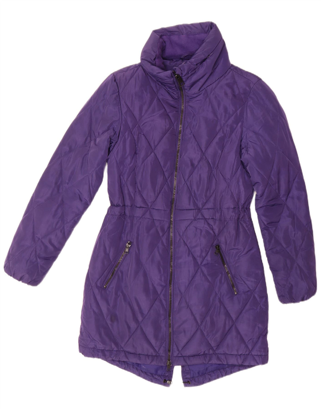 Marks & Spencer Manteau rembourré pour femme UK 8 Small Violet Polyester