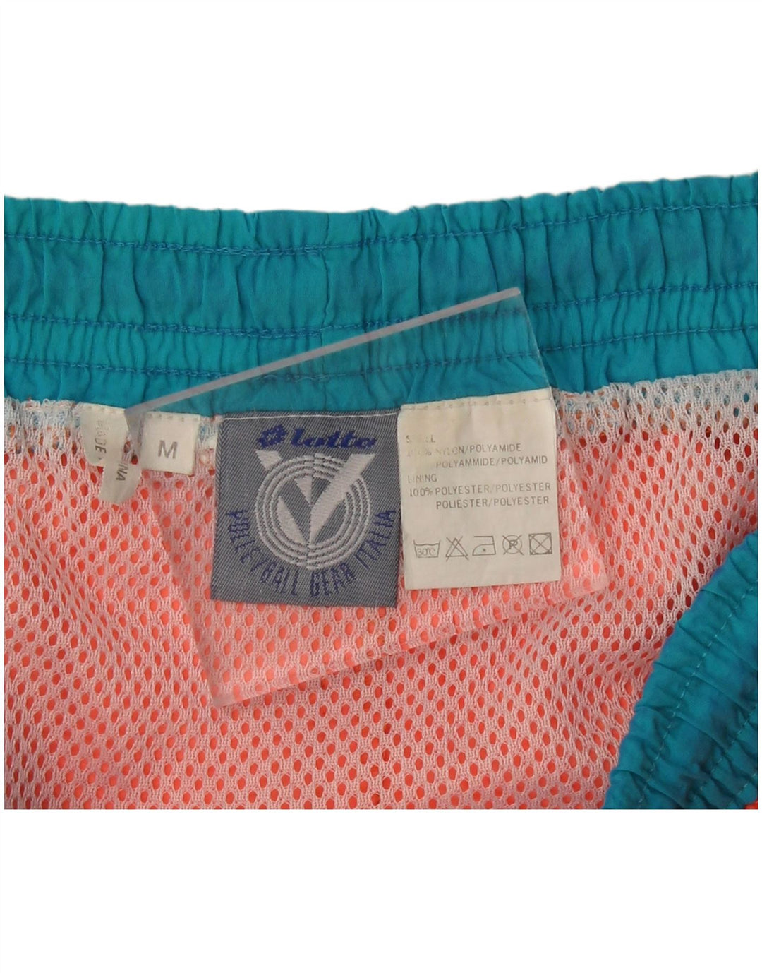 LOTTO Mens Graphic Swimming Shorts Medium  Orange Colourblock Polyester