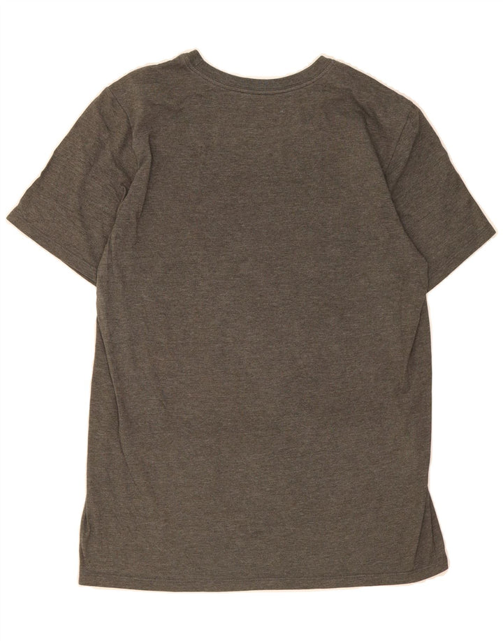 NIKE Mens Athletic Cut Graphic T-Shirt Top Medium Grey Cotton Vintage Nike and Second-Hand Nike from Messina Hembry 