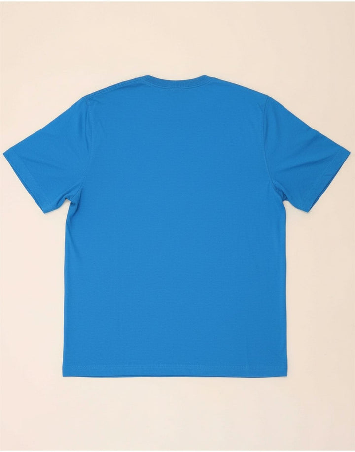 FILA Mens T-Shirt Top Medium Blue Polyester