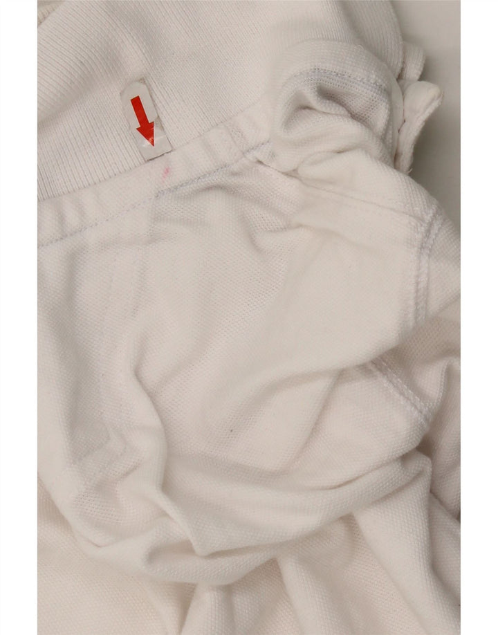 Fat Face Mens Polo Shirt XS White Cotton