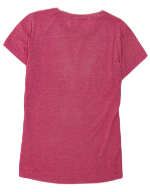 Женская футболка с рисунком Puma Top UK 12 Medium Pink Sports