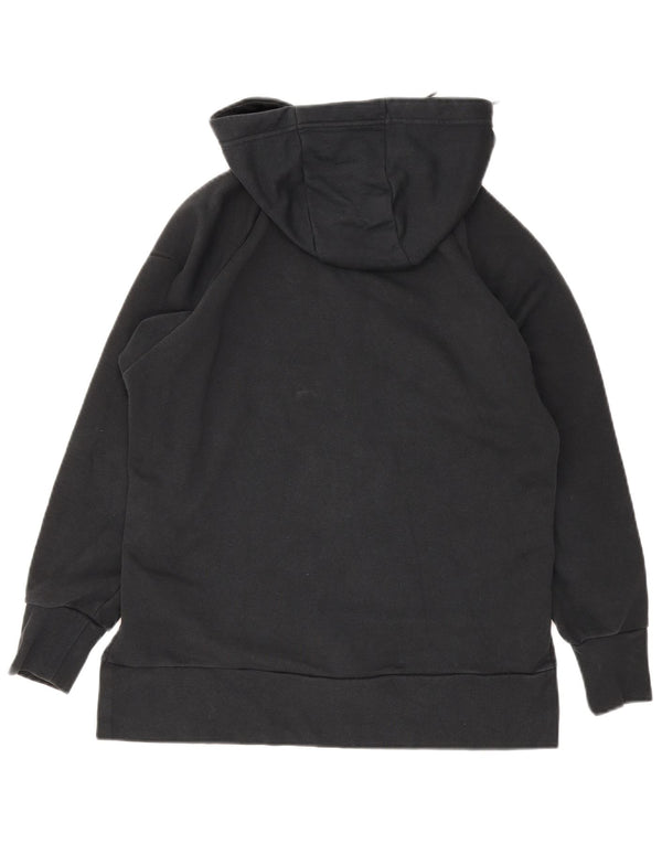 Nike Herre Dri Fit Hættetrøje med lynlås, lille sort polyester